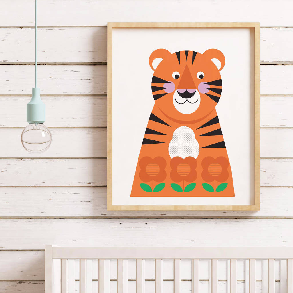 Tiger Children's Print By Kirsty Mason | notonthehighstreet.com