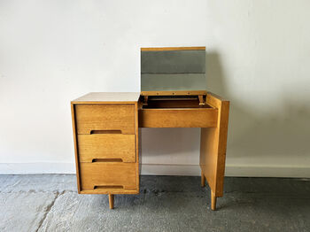 Rare Mid Century Dressing Table/Desk By Stag 1950/60s, 3 of 11