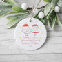 To Grandparents From The Bump Xmas Tree Decoration C, thumbnail 1 of 3