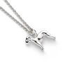 Personalised Bedlington Terrier Silver Necklace, thumbnail 1 of 6