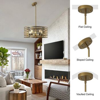 Five Light 50cm Dimmable Oversize Design Adjustable, 11 of 11