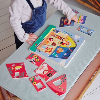 Layered Wooden Puzzles For Toddlers, 2 of 3