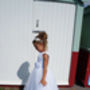 Lucrezia In White ~ Flower Girl Dress, thumbnail 7 of 10