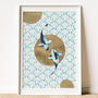 'All About Balance' Gold Leaf Watercolour Print, thumbnail 1 of 9
