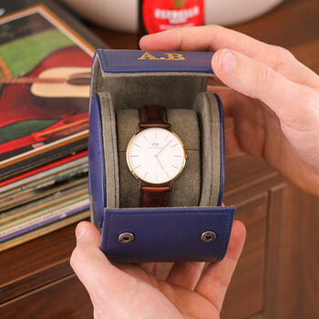 Personalised Single Watch Travel Case Holder, 6 of 8