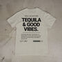 Only Accepting Tequila And Good Vibes, Oversized Unisex Graphic T Shirt, thumbnail 3 of 9