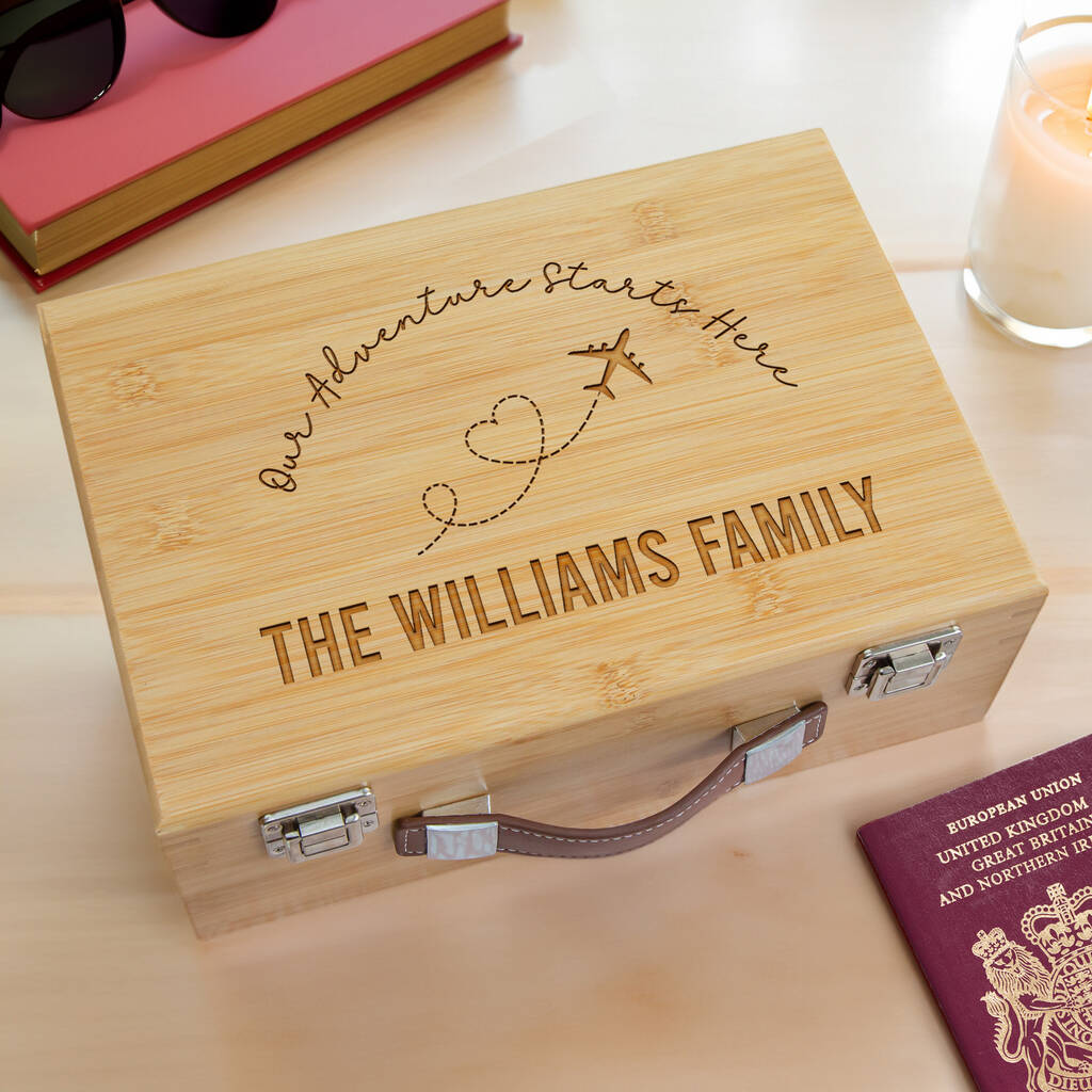 wooden travel box