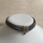 Grey 18 K Gold Plated Handcrafted Pearl Choker Set, thumbnail 4 of 8
