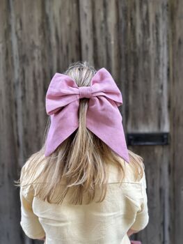 Personalised Hair Bow Large, 2 of 3