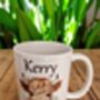 Personalised Highland Cow 11oz White Coffee/Tea Mug, thumbnail 1 of 3