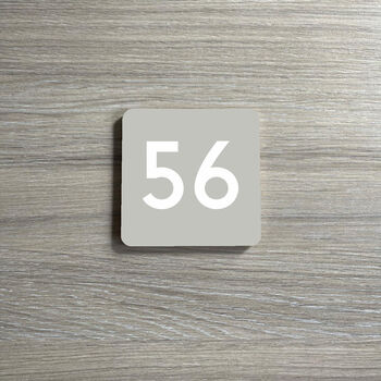 Stylish Small Square House Number, 5 of 9