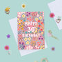 30th Birthday Card For Women, Floral 30th Card, For Her, thumbnail 1 of 3