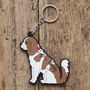 King Charles Cavalier Keyring Personalised Option, thumbnail 2 of 4