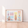 New York Landmarks Fine Art Print, thumbnail 1 of 5