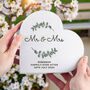 Botanical Personalised Heart Ornament, thumbnail 2 of 6