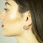 Sterling Silver Mini Marrakesh Hoops, thumbnail 1 of 4