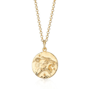 Leo Zodiac Necklace, Sterling Silver Or Gold Plated, 10 of 10