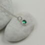 Birthstone Charm Necklaces In Sterling Silver, thumbnail 6 of 12