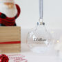 Personalised Crystal Filled Bauble, thumbnail 2 of 4