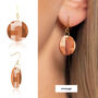 Abstract Circle Earrings | Four Colours Available, thumbnail 5 of 7