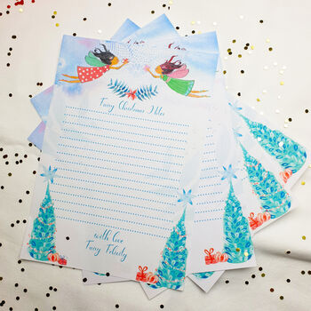 Fairy Christmas Writing Paper, 4 of 12