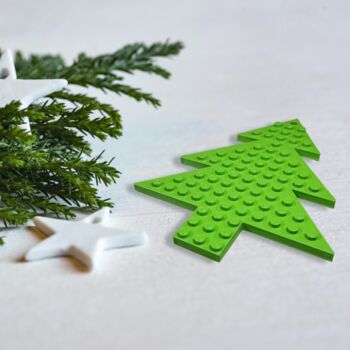Lego Compatible Snowman Christmas Tree Decorations, 2 of 5