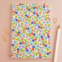Colourful Floral Perfect Bound Notebook, thumbnail 1 of 5
