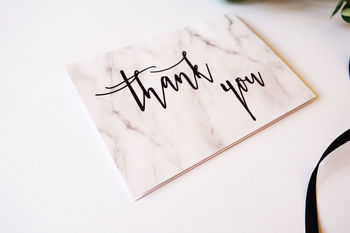 Marble Thank You Card, 5 of 8