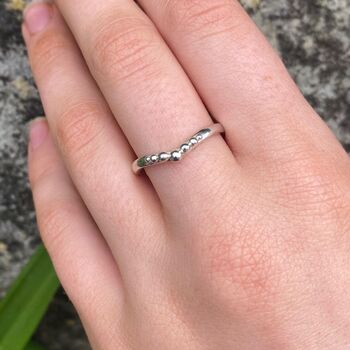 Solid Silver Fairie Tiara Ring, 4 of 5