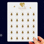 Butterfly Christmas Kisses Stickers, 25 Love Stickers, thumbnail 7 of 12