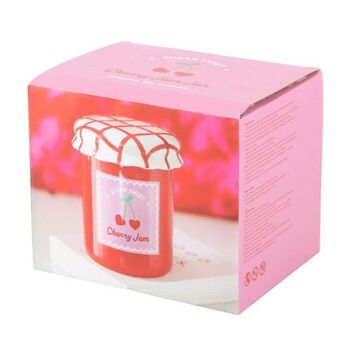 Cherry Jam Jar Oil Burner And Wax Warmer, 3 of 5
