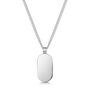 Pill Dog Tag Necklace Stainless Steel, thumbnail 2 of 10