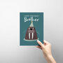 Brother Cute Walrus Birthday Card, thumbnail 3 of 4