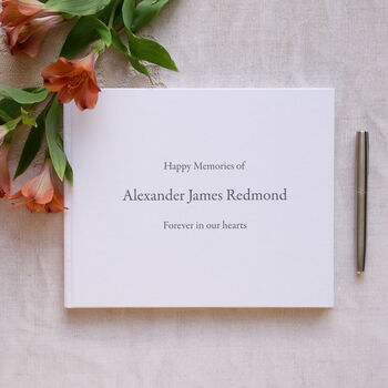 Book Of Condolence. Simple Text Design, 3 of 6
