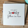 Personalised Birthday Card For Special Father In Law, Handmade Card, thumbnail 1 of 4