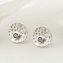 Sterling Silver Shimmering Gemstone Studs, thumbnail 3 of 9