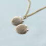 Clamshell And Hidden Pearl Locket Necklace, thumbnail 10 of 12