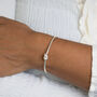 Sterling Silver Chunky Friendship Knot Bangle, thumbnail 1 of 8