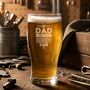 Engraved Dad Diy Pint Glass, thumbnail 1 of 2