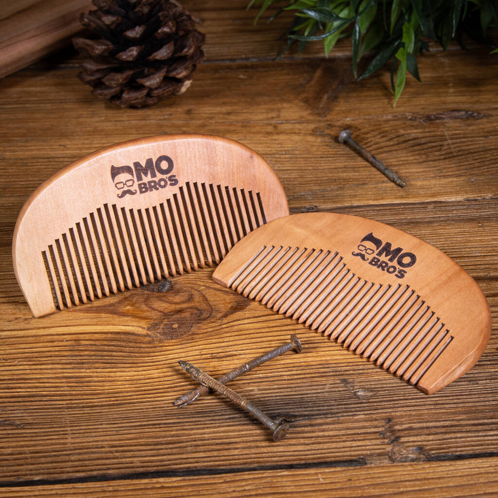 Wooden Beard Comb By Mo Bro's