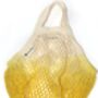 Dip Dye Organic Short Handled String Bag, thumbnail 3 of 4