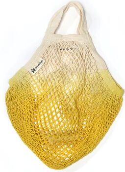 Dip Dye Organic Short Handled String Bag, 3 of 4