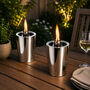 Table Torch Light Mirror Polished In Nickel Finishes, thumbnail 1 of 3