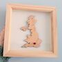 Personalised Valentine's Location Wooden Framed Wedding, thumbnail 2 of 5