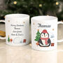Personalised Christmas Penguin Plastic Mug – Perfect For Children’s Christmas Drinks, thumbnail 2 of 5
