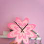 Flower Decorative Shape Clock, thumbnail 3 of 12