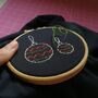 Embroider Your Own Navy Christmas T Shirt Kit, thumbnail 4 of 8