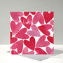 Love Hearts Valentine's Day Card, thumbnail 2 of 8