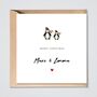 Christmas Card Personalised Couple Names, thumbnail 1 of 2
