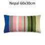 Colourful Vibrant Soft Long Cushion 60x30cm, thumbnail 2 of 6